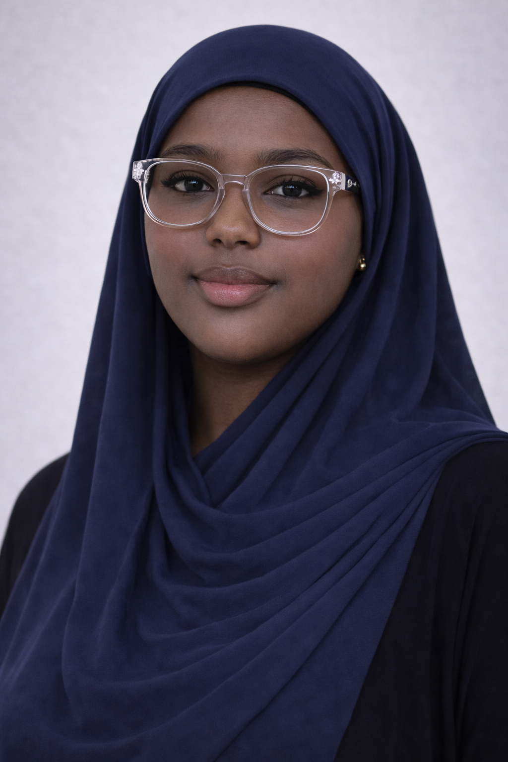 Bamboo Jersey Hijab – Navy