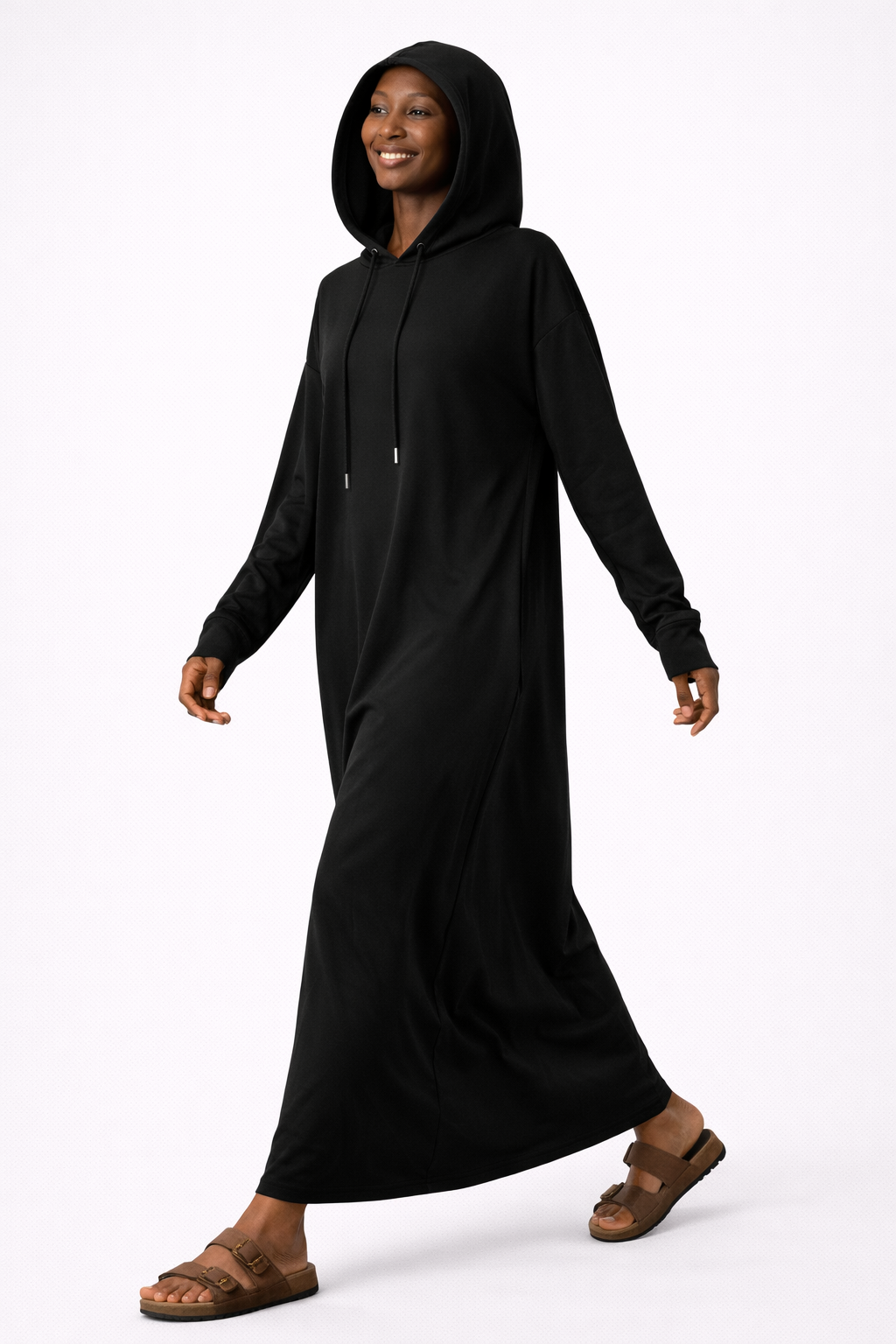 Nomad Hooded Abaya – Black