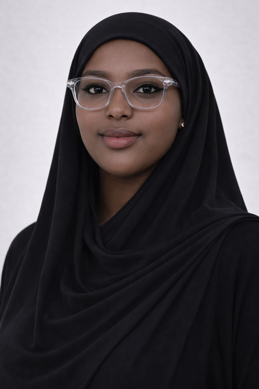 Bamboo Jersey Hijab – Black