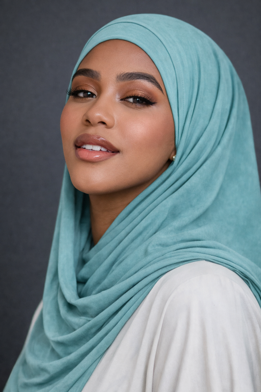Bamboo Jersey Hijab – Mint
