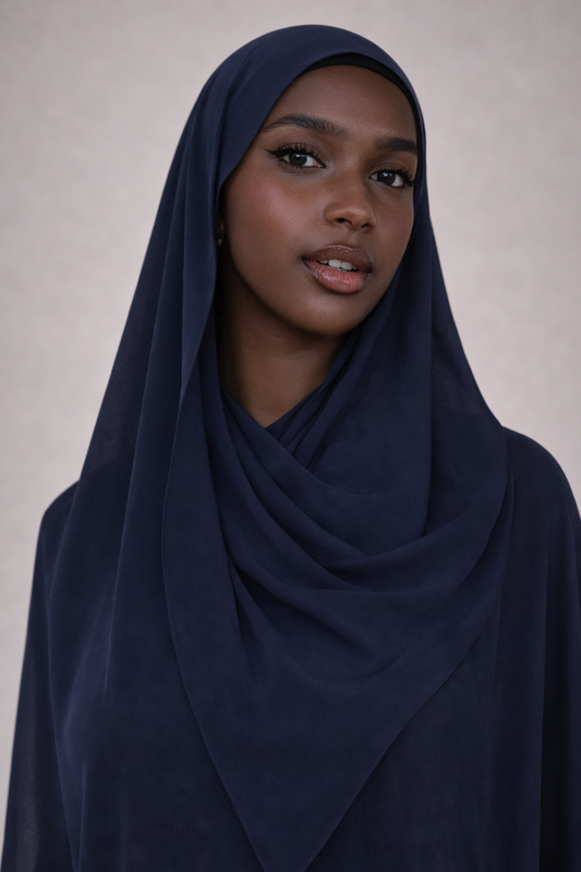 Essential Chiffon Hijab – Indigo