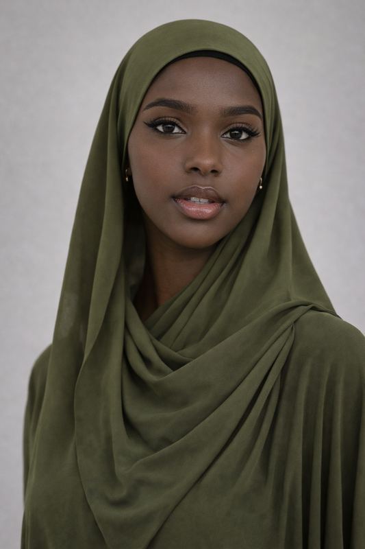 Essential Chiffon Hijab – Moss