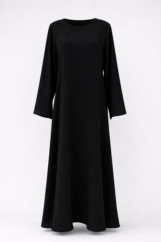 Everyday Essential Abaya — Black