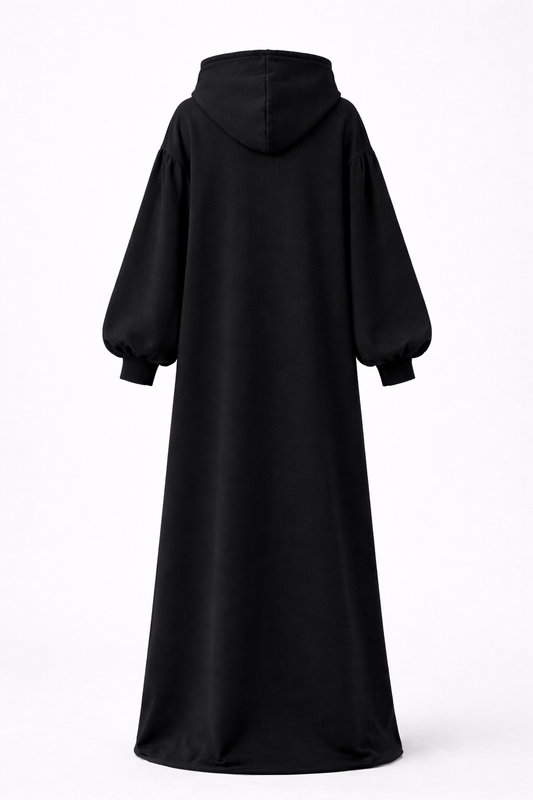 Nomad Hooded Abaya – Black