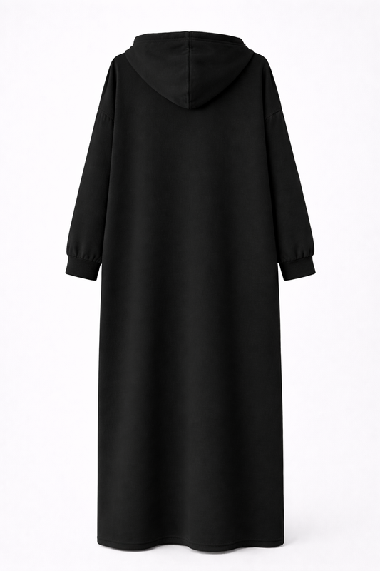 Nomad Hooded Abaya – Black